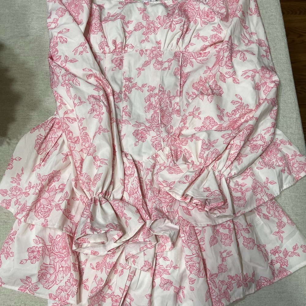 Floral Pink Romper